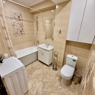 Аренда уютной 1-комнатной квартиры с гостиной, 52 м², центр Кишинёва, Молдова